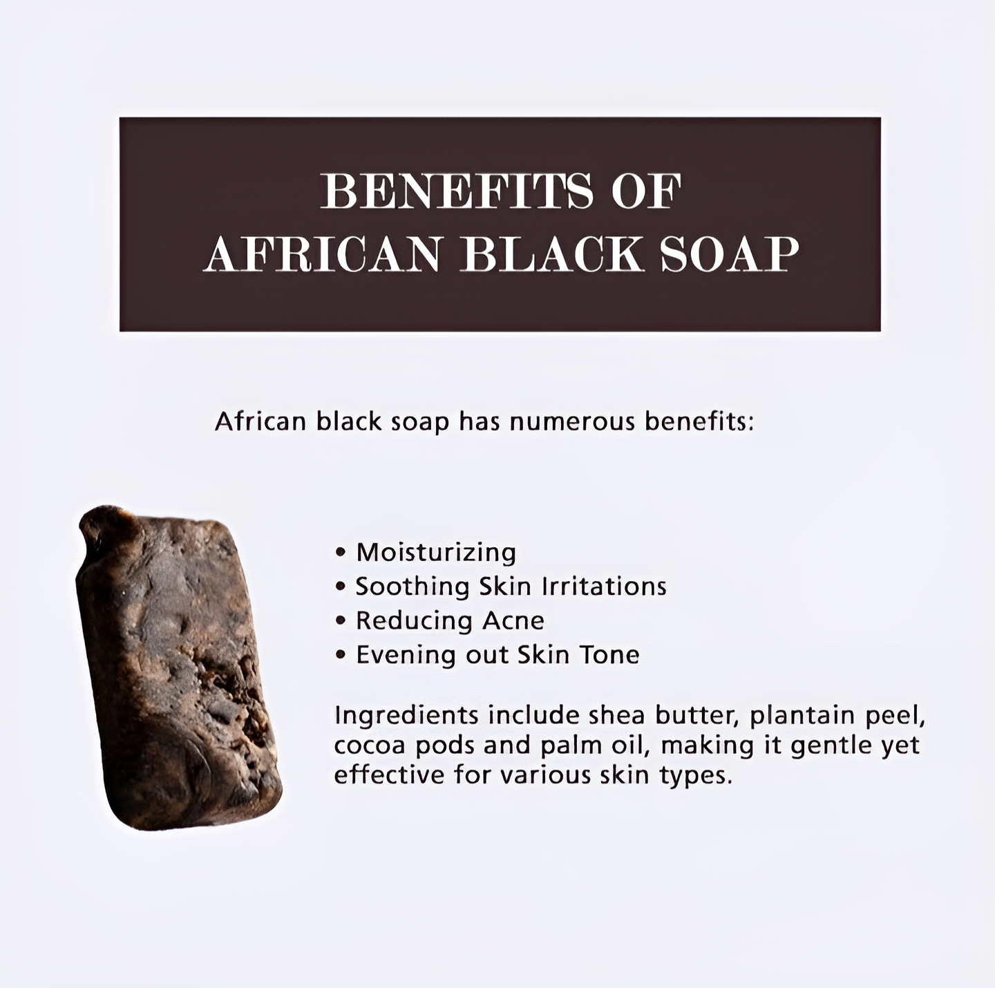 Insipho emnyama (black soap)